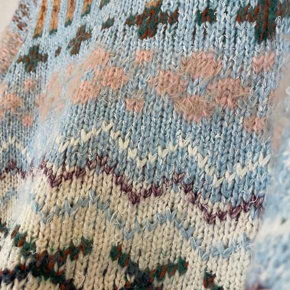 Anthropologie | Daily Practice Multicoloured Wool Cropped Sweater Size S/XS - Picture 11 of 13